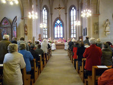 Festgottesdienst zum 50jahrigen Priesterjubiläum von Stadtpfarrer i.R. Geistlichen Rat Ulrich Trzeciok (Foto: Karl-Franz Thiede)